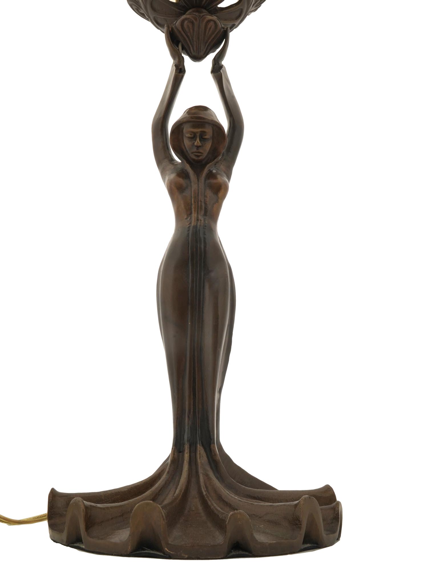 VINTAGE ART DECO STYLE FIGURAL TABLE LAMP PIC-5